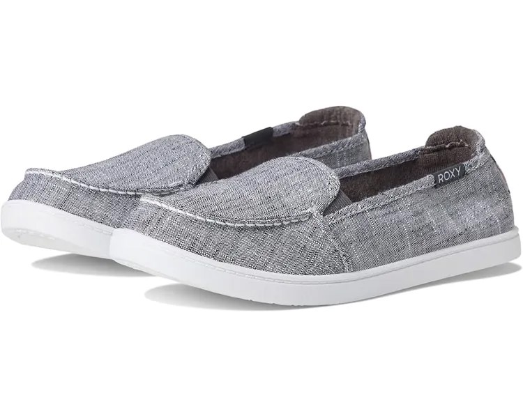 Кроссовки Roxy Minnow VII Slip-On Shoe, цвет Black Overflow