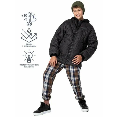 Куртка NIKASTYLE 4м6524, размер 158-80, черный