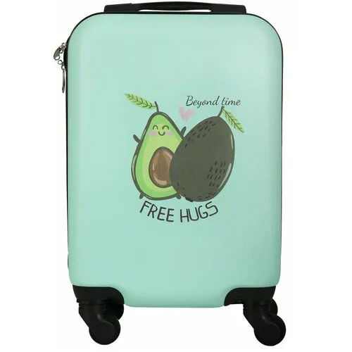 BEYOND TIME V468 зеленый чемодан детский Авокадо