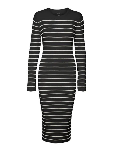 Вязанное платье Vero Moda Gold, черный
