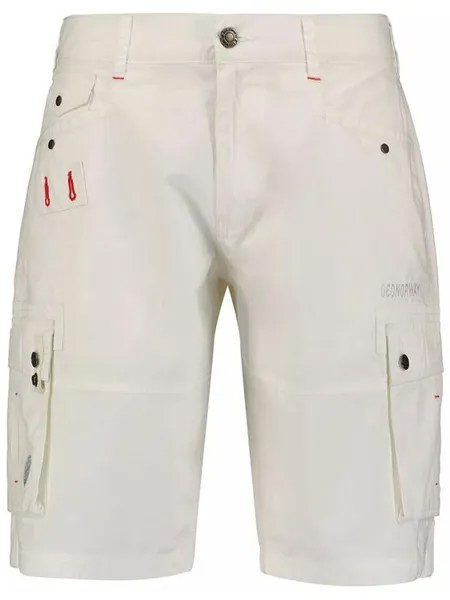 Тканевые шорты повседневного кроя Geographical Norway, белый