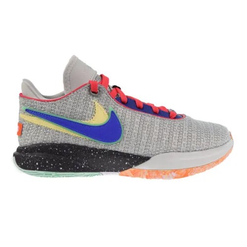 Детские кроссовки Nike LeBron XX Big Light Silver-Hyper Royal-Lemon Chiffon DQ8651-002