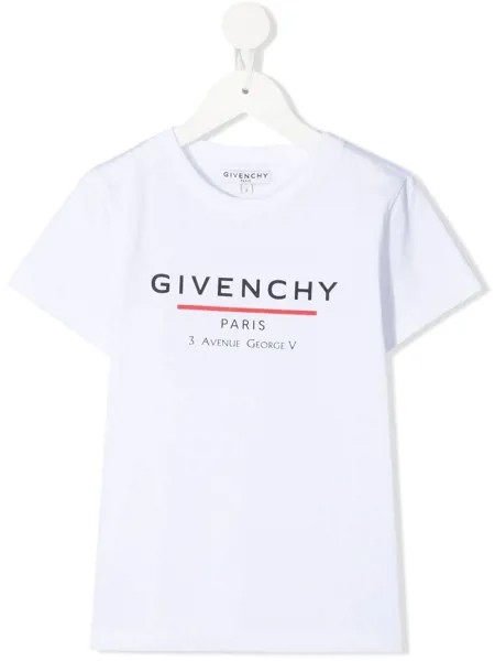 Givenchy Kids футболка с логотипом