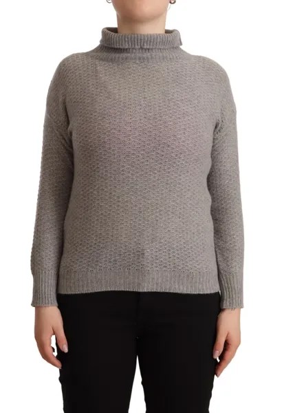 Свитер NOW, серый пуловер с высоким воротником и длинными рукавами, женский. IT44/US10/л 500 долларов США