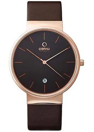 Fashion наручные  мужские часы Obaku V153GDVNRN. Коллекция Leather