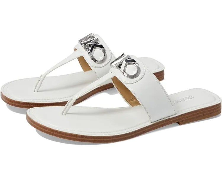 Сандалии Michael Kors Parker Thong, цвет Optic White