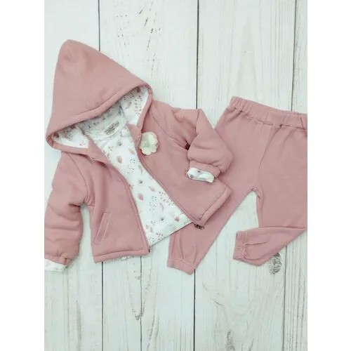 Комплект одежды  , размер 68, розовый