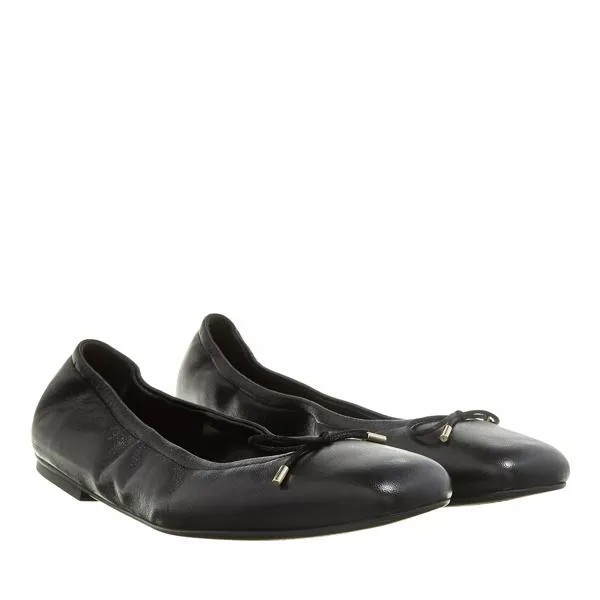 Лоферы bardot bow flat Stuart Weitzman, черный