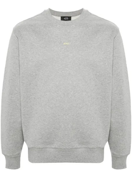 A.P.C. толстовка с логотипом, серый
