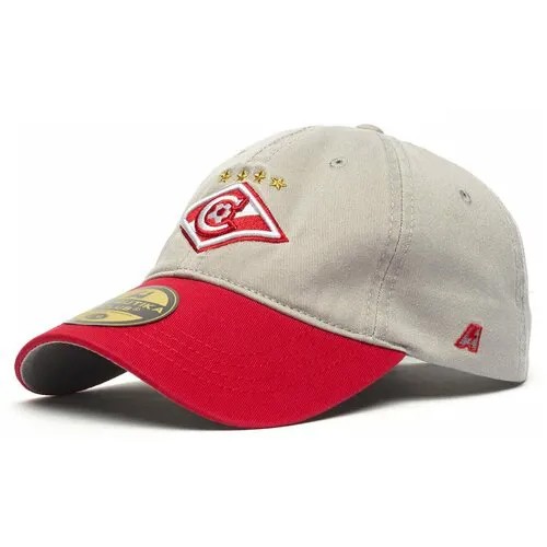Бейсболка Atributika & Club, размер 55-58, серый, красный