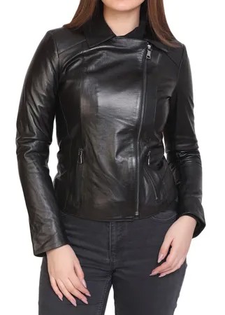 Кожаная куртка женская EXPO FUR B-122 черная 44