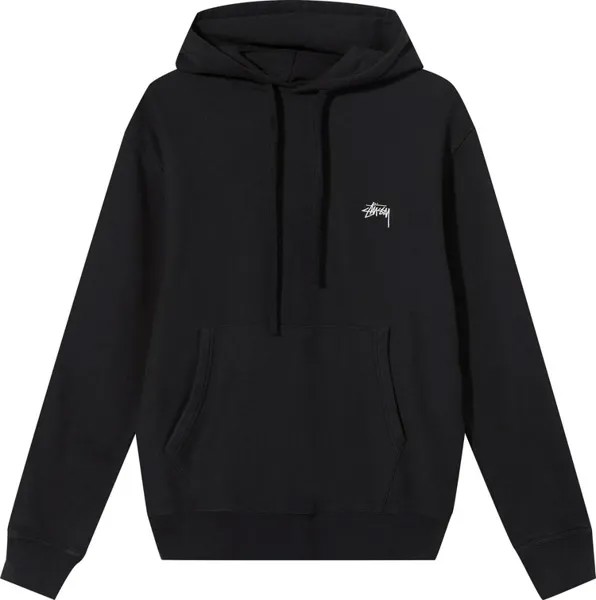 Худи Stussy Stock Logo Hoodie 'Black', черный