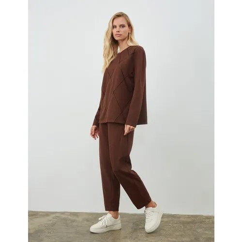 Толстовка hassfashion, размер S, коричневый