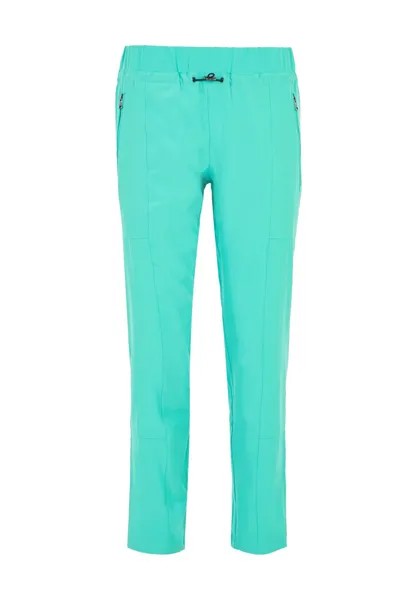 Брюки спортивные Сильви, 7/8, пояс на резинке, кулиска, женские JOY sportswear, бирюзовый