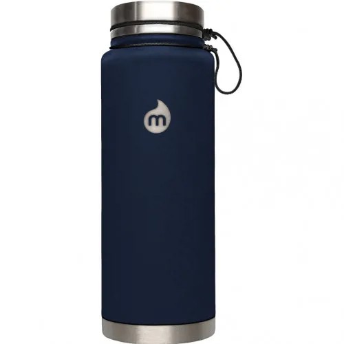 Термобутылка для воды MIZU Mizu V12 A/S St Blue Le W/ Sst Lid & Rope Leash