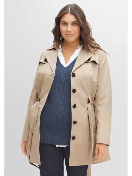 Куртка sheego Trenchcoat, цвет softtaupe