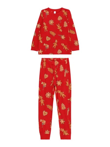 Пижамы Lindex, красный
