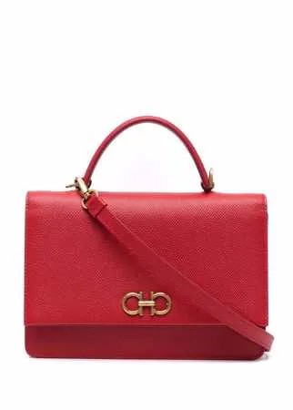 Salvatore Ferragamo маленькая сумка-тоут с декором Gancini
