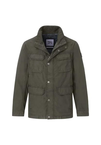 Полевая куртка современного кроя из чистого хлопка MADRID S4 JACKETS, оливковый