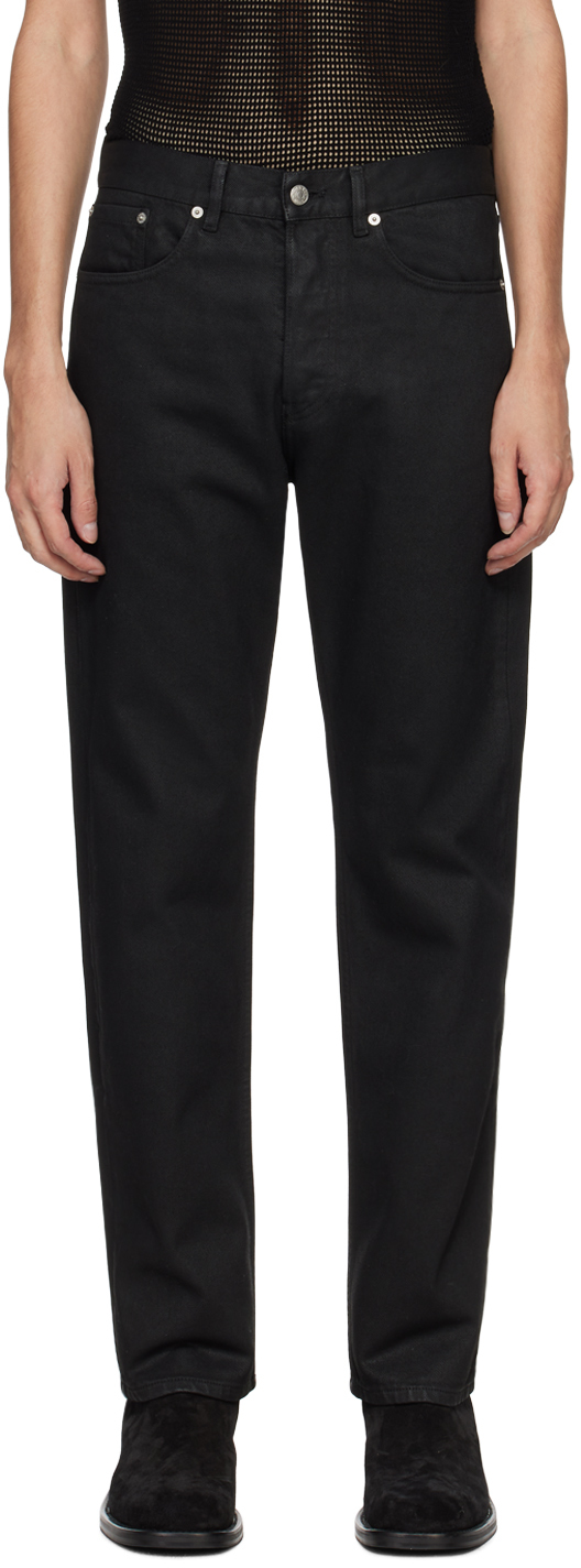 Черные джинсы с пятью карманами Dries Van Noten, цвет Black