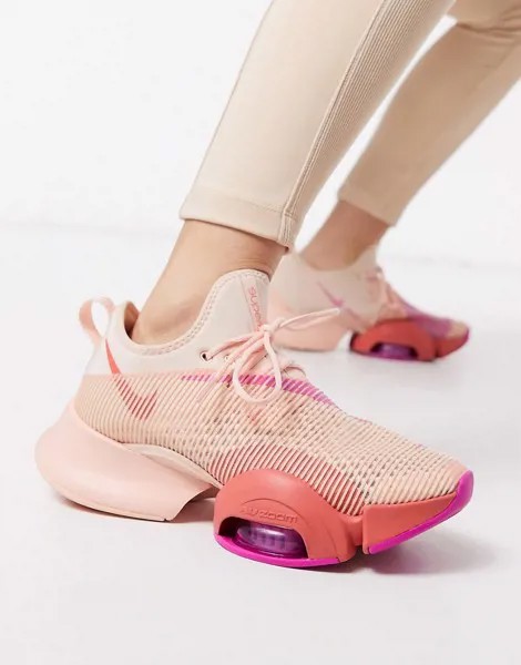 Розовые кроссовки Nike Training Air Zoom-Розовый