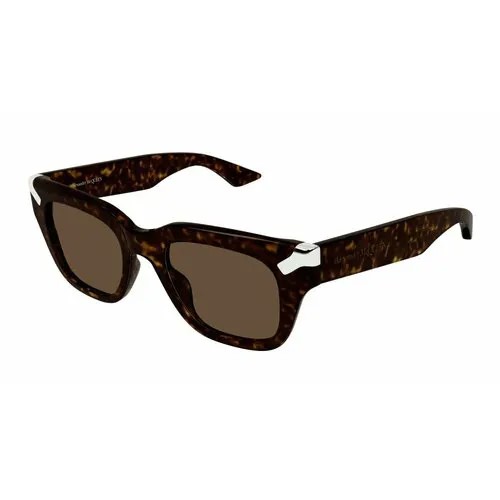 Солнцезащитные очки Alexander McQueen Alexander McQueen AM0439S 003, коричневый