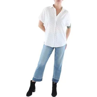 Женская блузка-рубашка с раздельным вырезом и вышивкой French Connection Bea, топ BHFO 7412