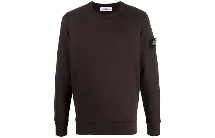 STONE ISLAND Мужской свитшот, цвет Brown
