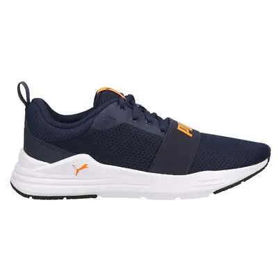 Повседневная обувь Puma Wired Run Lace Up Youth Boys Blue Sneakers 37421417