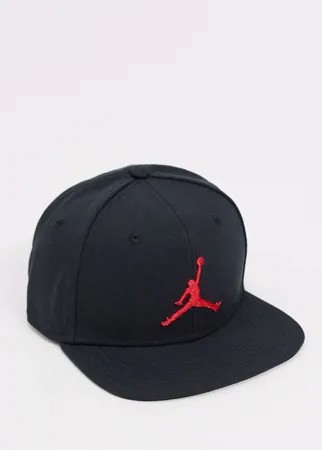 Черно-красная бейсболка Nike Jordan Pro Jumpman-Черный цвет