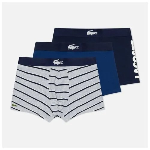 Комплект трусов боксеры LACOSTE, размер S, мультиколор, 3 шт.