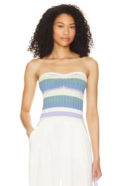 Топ Song of Style Priela Striped Tube in, цвет Blue & Cream Multi