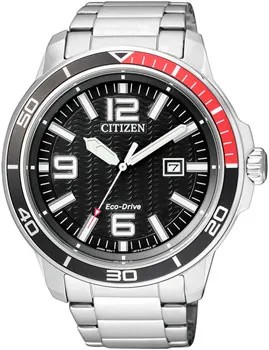 Японские наручные  мужские часы Citizen AW1520-51EE. Коллекция Eco-Drive