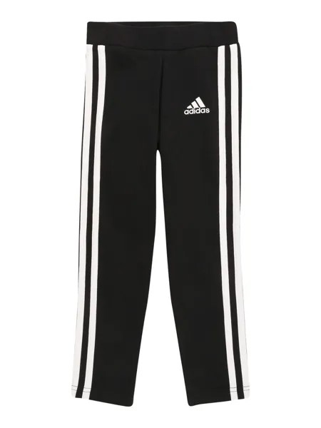 Узкие тренировочные брюки Adidas Essentials, черный