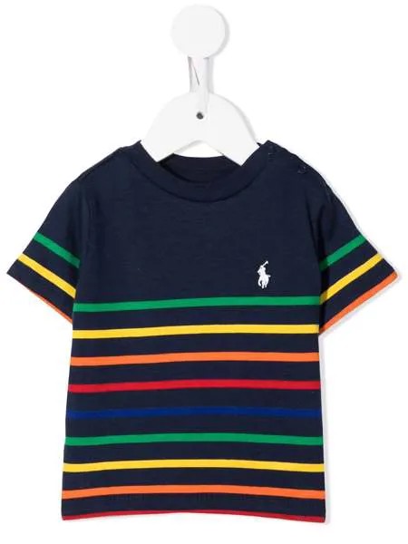Ralph Lauren Kids Polo Pony stripe-print T-shirt