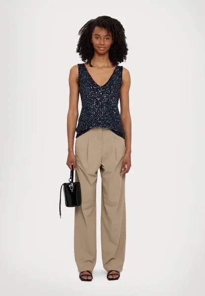Топ NARVA WEEKEND MaxMara, темно-синий