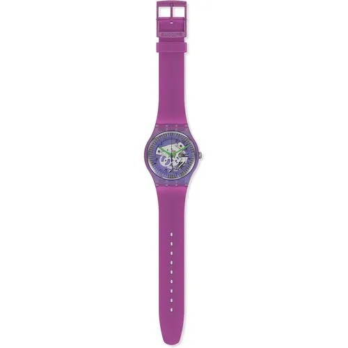 Наручные часы swatch, фиолетовый