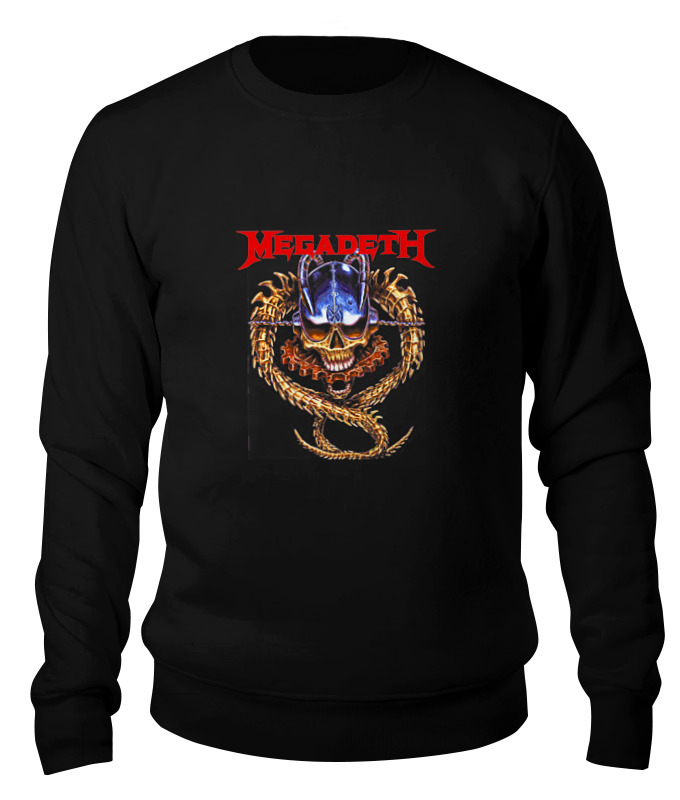 Свитшот унисекс Printio Megadeth черный S
