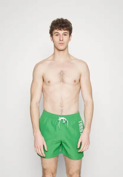 Шорты для плавания СРЕДНЯЯ КУЛИСКА Tommy Jeans, зеленый