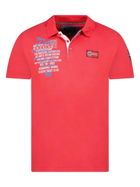 Футболка поло Geographical Norway, красный