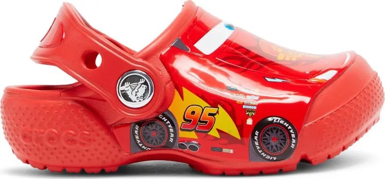 Кроссовки Cars x Classic Clog Kids Lightning McQueen, красный