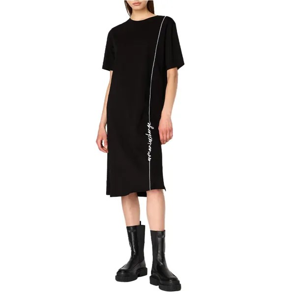 Платье Armani Exchange 6RYA71_YJ3RZ Short Sleeve Midi, черный