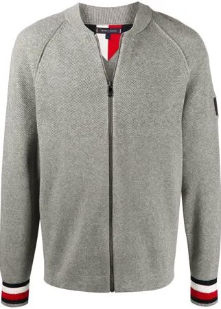 Tommy Hilfiger кардиган на молнии с логотипом