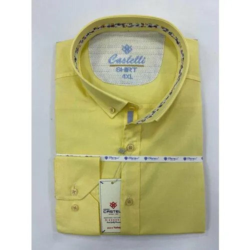 Рубашка Castelli, размер 4XL, желтый
