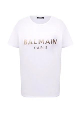 Хлопковая футболка Balmain