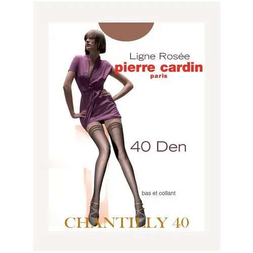 Чулки Pierre Cardin Chantilly, 40 den, размер II-S, bronze (коричневый)