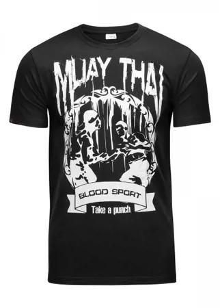 Футболка мужская Blood sport Black Athletic pro. черная XL