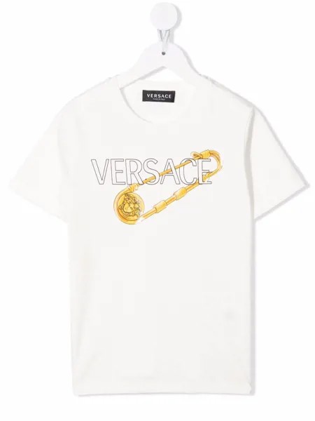 Versace Kids футболка с логотипом