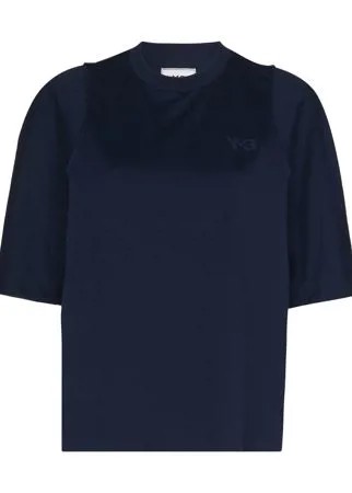Y-3 футболка с короткими рукавами и логотипом