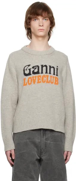 Серый свитер Isoli Loveclub GANNI
